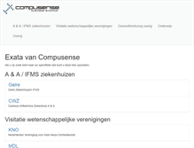 Tablet Screenshot of exata.nl